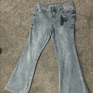 Women's Blue Flare Jeans
